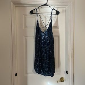 Free People Sequin Slip Dress